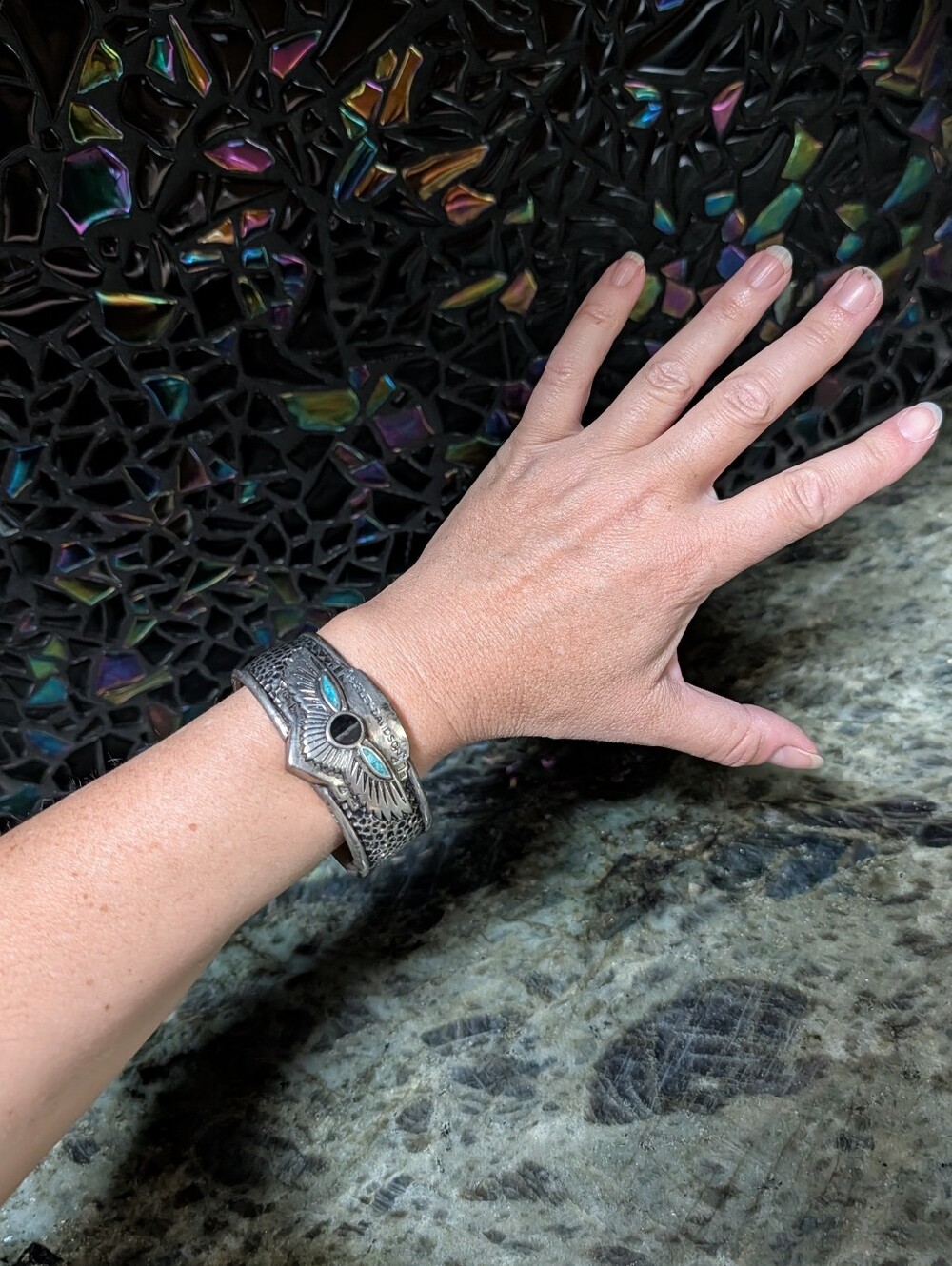 HARLEY DAVIDSON 1990's cuff bracelet vintage (R2)